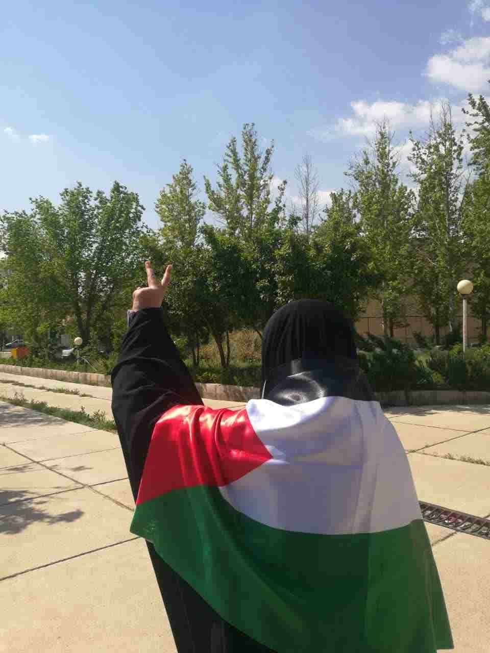 ساحت سیاسی اجتماعی (حمایت از مردم غزه و برائت دانش اموزان از اسرائیل)